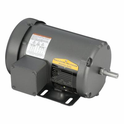 BALDOR General Purpose Motor: Rigid Base Mount, Totally Enclosed Fan Cooled, 1/2 hp - Rigid Base 3-Phase General Purpose AC Motors