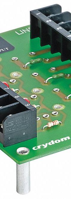 CRYDOM Module Mounting Board: PCB Relay Mounting (MPN PB4)