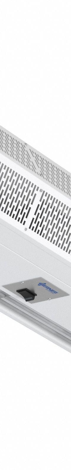 Air Curtain: Low Profile, For 5 ft Opening, 1,449 cfm, 115V AC, 1 Ph, White, Steel (MPN PE06-C-1060AA-R-G). Key specifications — Brand: BERNER.