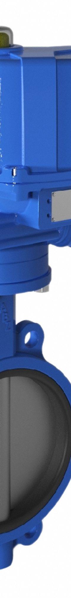 ABZ VALVES Butterfly Valve: For HVAC/Wastewater/Water Media, Ductile Iron, 120V AC, 6 in Pipe Size (MPN 5350036820). Key specifications — Input Control Signal: Manual; Brand: ABZ VALVES.