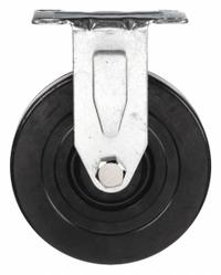 DAYTON Rigid Caster: 190 lb Load Capacity, 5 in Overall Lg, 1 1/4 in Overall Wd, Rubber/Steel, Black (MPN R5544). Key specifications — Material: Steel; Compatible Grainger Part Number: 3BE77; Color: Black; Brand: DAYTON; Manufacturer Part Number: R5544.