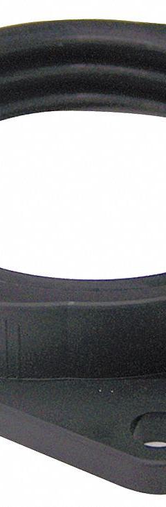 Connector: 2 3/4 in Nominal Size (MPN PAGOB-70). Key specifications — Item [MERCH]: Straight Flange Connector; Fitting Material: Polyamide 6; Fitting Color: Black; Connection Type/Size: 2-3/4 in Corrugated Tubing; Brand: REIKU.