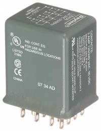 DAYTON Hermetically Sealed Relay: Socket Mounted, 3 A Current Rating, 24V AC, 4PDT, G Socket (MPN 1EHU6). Key specifications — Brand: DAYTON; Base Type: Square; Mounting Style: Plug-In; Manufacturer Part Number: 1EHU6; Series: G Series.