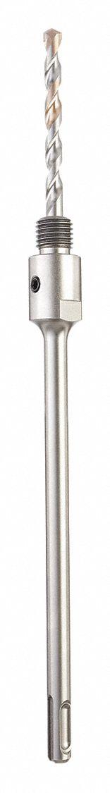 MILWAUKEE One Piece Core Bit Accessory: SDS Plus Shank, 18 in Overall Lg (MPN 48-20-3593). Key specifications — Brand: MILWAUKEE.