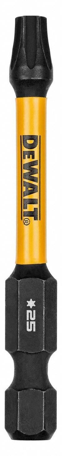DEWALT Power Bit: Power Bit, T25 Bit Size, Torx® Head, T25 Bit Industry Size, Std, Hex, Impact, 5 PK (MPN DWAF2TX25IR5). Key specifications — attr1119738: Hex; attr1119740: Standard; attr1119734: S2 Steel; attr1119737: Power Bit; attr1119741: DEWALT.