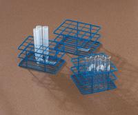 Tube Rack: 4 1/4 in Overall Wd, 2 1/2 in Overall Ht, 4 1/2 in Overall Lg, Steel, Blue, (36) Places (MPN F18788-1301). Key specifications — Material: Steel; Mounting Location: Benchtop; Color: Blue; Product Type: Test Tube Rack; Total Holding Capacity: (36) Places; Brand: SP SCIENCEWARE.
