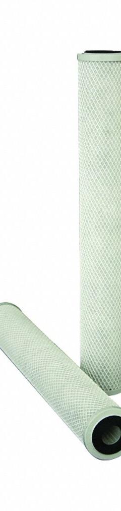 EVERPURE Water Filter Cartridge: 0.5 micron, 3 gpm, Everpure, 20 in Overall Ht, 30,000 gal, Carbon (MPN 252-00220). Key specifications — Brand: EVERPURE; Reduces: Corrosion; Filter Media: Carbon.