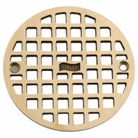 JAY R. SMITH MFG. CO Grate: A, Round, 4 3/4 in Overall Dia, 1/4 in Overall Ht, Bronze, Bronze (MPN A05PBG). Key specifications — Finish: Bronze; Brand: JAY R. SMITH MFG. CO; Color Family: Bronze.
