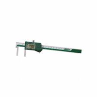 INSIZE Digital Caliper: 40 mm to 500 mm, Cabled, +/-0.0030in/+/-0.07mm Accuracy, Groove Edge (MPN 1120-500). Key specifications — attr1184461: +/-0.07mm; attr1184462: 0.0005 in/0.01 mm; attr1184472: Groove Edge; attr1184496: INSIZE.