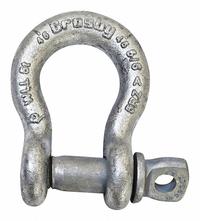 CROSBY Anchor Shackle: Anchor Shackle, 42,000 lb Working Load Limit, 2 1/4 in Wd Between Eyes (MPN G-209A). Key specifications — Body Color: Silver; Brand: CROSBY.