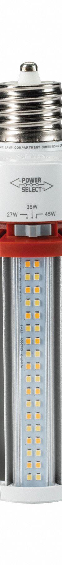 HID Replacement LED Bulb: Corncob, Mogul Screw (EX39), 27 W_36 W_45 W Watt, 3000K/4000K/5000K, LED (MPN KT-LED45PSHID-EX39-8CSB-D). Key specifications — Color Temperature: 5000K; Brand: KEYSTONE TECHNOLOGIES; Shatter-Resistant: No.