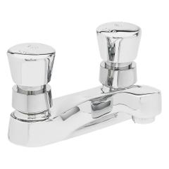 T&S BRASS Low Arc Bathroom Faucet: Centerset, Brass, Chrome Finish, 2.2 gpm Flow Rate, Spray, Arc (MPN B-0831). Key specifications — Brand: T&S BRASS; Includes: Supply Nipples.
