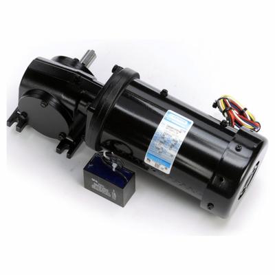 LEESON Gearmotor: Right Angle, Single Output Shaft, PSC, TEFC, 83 RPM, 75 in-lb Max Torque - Right Angle AC Gearmotors