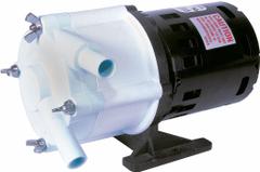 LITTLE GIANT Magnetic Drive Pump: Glass-Filled Polypropylene, 1/70 hp Horsepower, Single Phase, Hose (MPN 589002). Key specifications — Nameplate Voltage: 115V AC; Impeller Material: Barium Ferrite; Brand: LITTLE GIANT.
