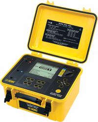 AEMC INSTRUMENTS Megohmmeter and Insulation Tester: 10 kiloohm to 30 teraohm, CAT IV 1000V, IP54 (MPN 6555). Key specifications — IP Rating: IP54; Test Voltage: 5,000V DC; Brand: AEMC INSTRUMENTS.