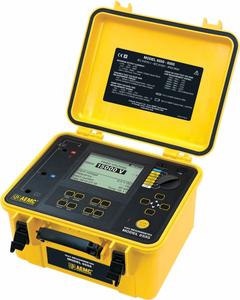 AEMC INSTRUMENTS Megohmmeter and Insulation Tester: 10 kiloohm to 30 teraohm, CAT IV 1000V, IP54 (MPN 6555). Key specifications — IP Rating: IP54; Test Voltage: 5,000V DC; Brand: AEMC INSTRUMENTS.