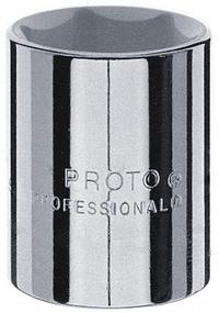 PROTO Socket: SAE, 1/2 in Drive Size, 25/32 in Socket Size, 6-Point, Std, Chrome, Not Tether Capable (MPN J5425H). Key specifications — attr1204417: PROTO; attr1204392: Chrome.