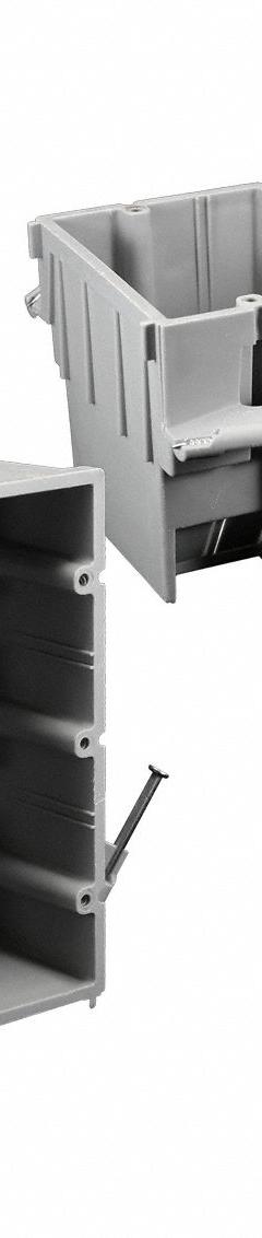CANTEX Electrical Box: PVC, Nonmetallic Material & Nominal Size, 3 Gangs, 3 5/8 in Box Dp (MPN EZ53TN-HW). Key specifications — Brand: CANTEX; Bracket Style: Without Bracket; Clamp Style: Without Clamps.