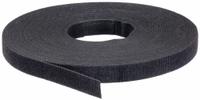 VELCRO BRAND Perforated Back to Back Strap: 75 ft Lg, 1 in Wd, 50 lb Tensile Strength, Black (MPN 100X3K1WP/25). Key specifications — Material: Polypropylene; Color: Black.