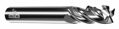 APPROVED VENDOR Square End Mill: Carbide, GMX-35 Coated, 4 Flute, 3/8" Mill Dia, 7/8" LOC (MPN GM38F4) - Fast-Cutting Carbide Square End Mills for Stainless Steel & Super Alloys