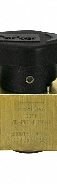 PARKER Rotary Plug valve: For Chemicals/Gas/Oil Media, 2-Way, 1/4 in Pipe Size, FNPT x FNPT, Brass (MPN 4F-PR4-BNT-B). Key specifications — Brand: PARKER.