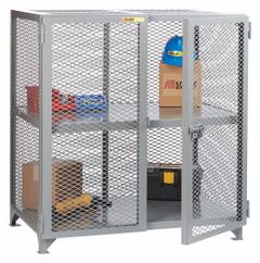 LITTLE GIANT Bulk Storage Locker: 61 in x 33 in x 52 in, 1 Fixed Shelf, Legs, Gray, Gray, Shelves (MPN SC-3060-NC). Key specifications — Brand: LITTLE GIANT; Body Panel Type: Ventilated; Base Type: Legs; Cabinet Color: Gray; Frame Assembled: Assembled.
