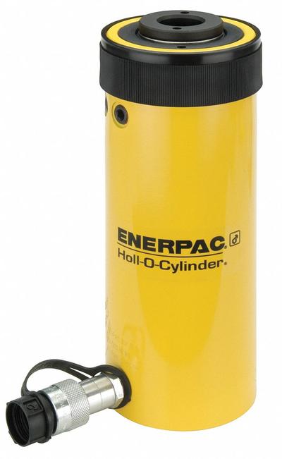 ENERPAC General Purpose Hydraulic Ram: 30 ton Nominal Capacity, 6 in Nominal Stroke Lg - General Purpose Hollow Rams