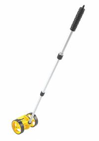 ROLATAPE Measuring Wheel: 100,000 ft Range, Adj Handle Handle, Spoked Single Wheel, Rubber Tread (MPN RT204). Key specifications — attr939182: Aluminum; attr939189: Mechanical Measuring Wheel; attr934748: RT204; attr939173: Batteries Not Required; attr939180: Foldable; attr939193: SAE; attr939184: Rubber; attr939185: Telescoping.