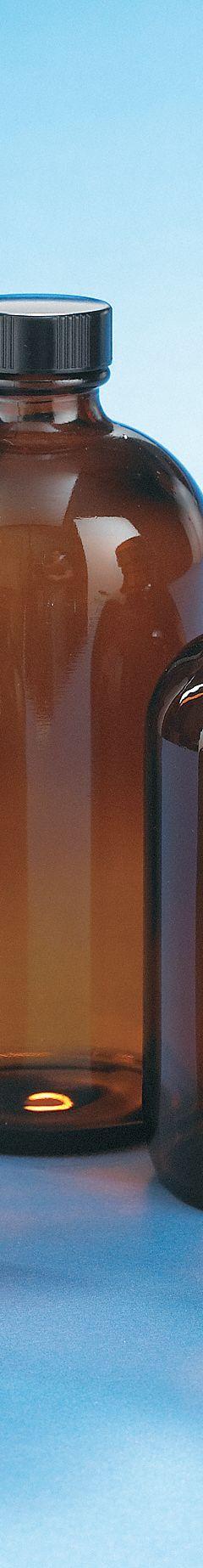 KIMBLE Storage Bottle: 30 mL, Amber, 20-400 mm, Phenolic, 48, PolyCone, Type III (MPN 5120120V-25). Key specifications — attr1370730: Amber; attr1370762: None; attr1370763: Soda Lime Glass; attr1370766: KIMBLE; attr1370767: 20-400 mm; attr1370776: No; attr1370779: Type III; attr1389381: Attached.