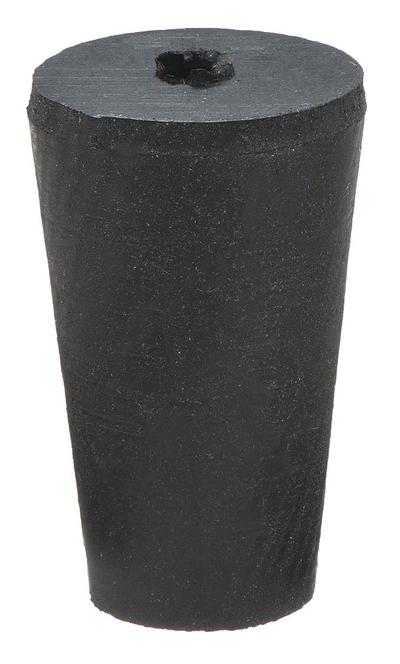 APPROVED VENDOR Stopper: SBR Rubber, 0 Stopper Size, 13 mm Bottom Dia, 17 mm Top Dia, 25 mm Overall Ht - Rubber Stoppers