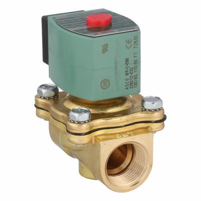 REDHAT Solenoid Valve: 2-Way, Normally Closed, 3/4 in Pipe Size, 110V AC/120V AC - 2-Way/2-Position, Normally Closed Solenoid Valves