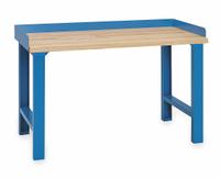 LISTA Workbench: Fixed Ht, Butcher Block, 60 in x 30 in, 1,000 lb Overall Load Capacity, Blue (MPN XSWB10-60BT/BB). Key specifications — Brand: LISTA.