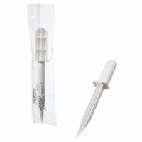 STERILEWARE Spatula: 0.75 fl oz Capacity - Imperial, 3/4 in Handle Dia - Imperial, Polypropylene (MPN F36932-0150). Key specifications — attr966315: Blue.