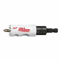 MILWAUKEE Hole Saw: 1 in Saw Dia., 3.5 Teeth per Inch, 1 5/8 in Max. Cutting Dp, Bi-Metal (MPN 49-56-9662). Key specifications — attr1098070: 3.5; attr1098087: MILWAUKEE.