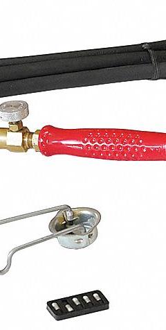 FLAME ENGINEERING Torch Kit: Wide Brush Flame, External Lighter, Fixed Tip (MPN HT 1-1/2-10CR). Key specifications — Brand: FLAME ENGINEERING; Manufacturer Part Number: HT 1-1/2-10CR; Compatible Fuel Type: Propane; Flame Adjustment: Adjustable Flame; Tip Type: Fixed Tip.