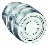 PARKER Hydraulic Quick Connect Hose Coupling: 1/2 in Coupling Size, Steel, Fluorocarbon, Female NPTF (MPN 71-3C8-8FV). Key specifications — Seal Material: Fluorocarbon; Body Material: Steel; Brand: PARKER.