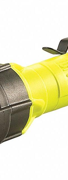 STREAMLIGHT Safety-Rated Flashlight: 175 lm, 24 hr Run Time at Max Brightness, 111 m Max Beam (MPN 67755). Key specifications — Brand: STREAMLIGHT; Battery Requirements - Broad: Requires 2 AA.