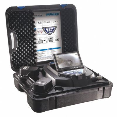 WOHLER Pipe Inspection System: VIS 250, 100 ft Lg., 6 in Max. Pipe Dia. - Wohler Pipe Inspection Camera Reels
