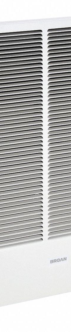 BROAN Recessed Electric Wall-Mount Heater: 1125 W/2250 W/1500 W/3000 W, 208/240V AC, Single Phase (MPN 194). Key specifications — Grille Color: White; Programming Capability: Non-Programmable; Wattage Output: 1125 W/2250 W; Voltage, Phase: 208/240V AC, 1-phase; Rough-In Dimensions - H x W x D: 18 in x 14-1/4 in x 3-3/4 in; Nominal Voltage - HVAC: 240V AC; Brand: BROAN; Phase: Single.