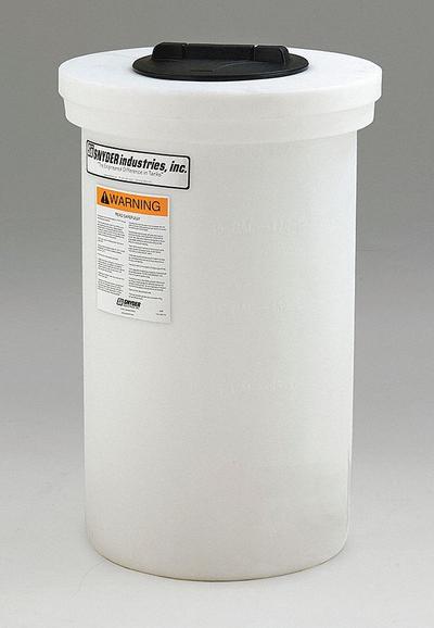 SNYDER INDUSTRIES Storage Tank: Single Wall, Vertical, 60 gal, Closed Top, 3/16 in Wall Thick - Vertical Liquid Storage Tanks