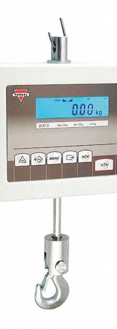 TORBAL Crane Scale: 30 lb Wt Capacity - Imperial, +/-1 Graduation, 0.01 lb/5 g, Digital (MPN BA15S). Key specifications — Readability: 0.01 lb; Includes: AC Adapter; Housing Material: Steel; Manufacturer Part Number: BA15S; Brand: TORBAL; Weighing Units: oz.