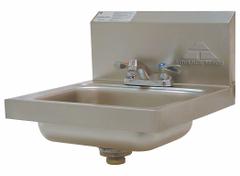 ADVANCE TABCO Hand Sink: 1 Stations, 5 in Bowl Dp, 14 in Bowl Lg, 10 in Bowl Wd, Faucet Included (MPN 7-PS-20). Key specifications — Includes Side Splash: Side Splash Not Included; Brand: ADVANCE TABCO.
