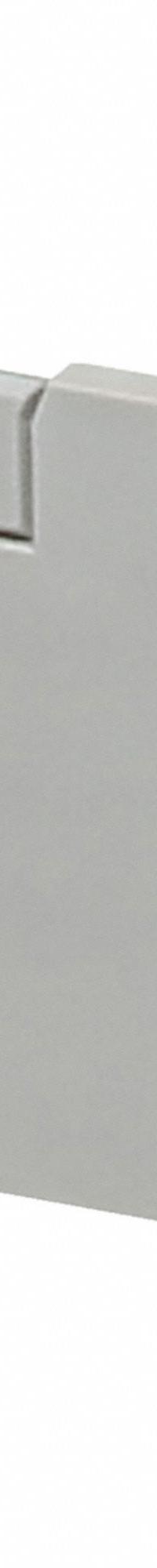 SCHNEIDER End Barrier: Screw Mount, Gray, Spring Terminals (MPN NSYTRACR42). Key specifications — attr1307181: NSYTRP42; attr1307182: Spring Terminals; attr1307177: SCHNEIDER; attr1307201: Screw Mount.