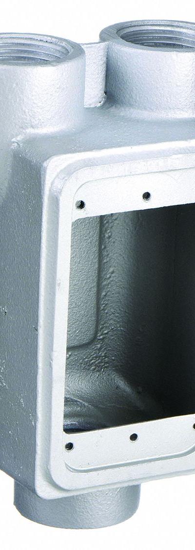 APPLETON ELECTRIC Electrical Box: Iron - Iron Weatherproof Electrical Boxes