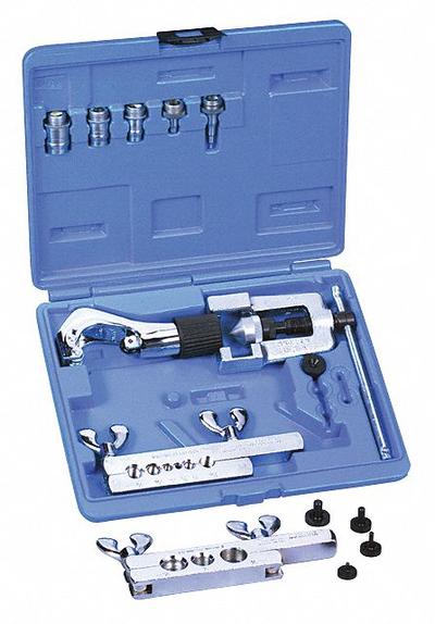 IMPERIAL Flaring and Cutting Kit: Double 45° Degree, Aluminum/Brass/Copper/Stainless Steel - Flaring & Swaging Tool Kits