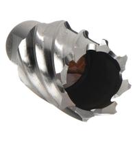 APPROVED VENDOR Annular Cutter: 1 3/8 in Cutter Dia, 1 in Max Cutting Dp, Bright, High Speed Steel (MPN 4THA6). Key specifications — attr253884: No; attr253885: Bright; attr253886: High Speed Steel; attr253887: Weldon Flat; attr253888: Fractional Inch; attr277149: APPROVED VENDOR.