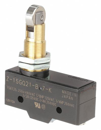 OMRON Snap Action Switch: Plunger Actuator, 1NO/1NC - Plunger Snap-Action Switches