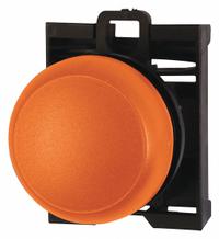 EATON Pilot Light Head: 22 mm Panel Mounting Hole Dia, Orange, Smooth, LED, M22 Series (MPN M22-L-A). Key specifications — Brand: EATON; Compatible Lamp Module Type: LED Module; Compatible with Series: M22.
