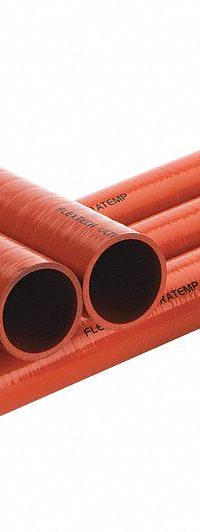 FLEXTECH Straight Hose: 2 25/64 in Hose Inside Dia., 36 in Hose Lg, Red, Silicone, Silicone (MPN HT40-238). Key specifications — Hose Cover Material: Silicone; Hose Color: Red; Temp. Range: -65° to 450°F; Hose Tube Material: Silicone; Brand: FLEXTECH.