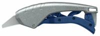 MARTOR Safety Knife: 6 in Overall Lg, Plain, 1 in Overall Wd, Aluminum, Blue/Gray, Lever (MPN 610001.02). Key specifications — attr307884: Lever; attr307882: Gray; attr307878: Plain; attr307881: Aluminum; attr324892: MARTOR.